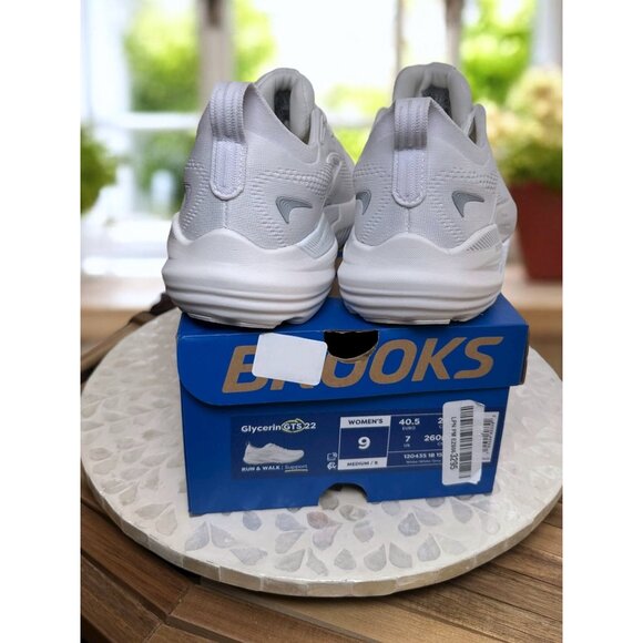 Brooks Glycerin GTS 22 Supportive Road Running Shoes Women’s 9 White 1204351B151 - Picture 13 of 14